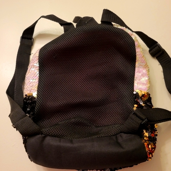 TY Girl's Small Sequin Panda BackPack - Picture 2 of 3